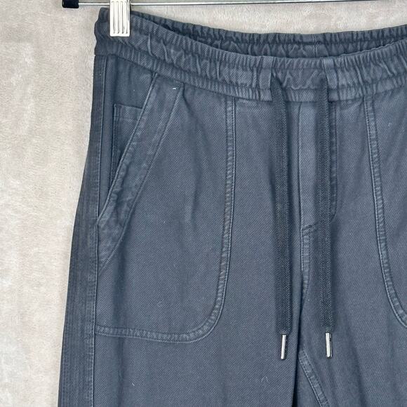 Athleta Pants Womens 0 Black Farallon Jogger Drawstring Pockets Stretch Comfort - Picture 4 of 14